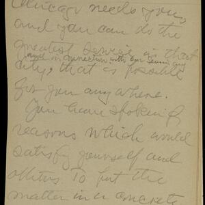 a page of handwritten text