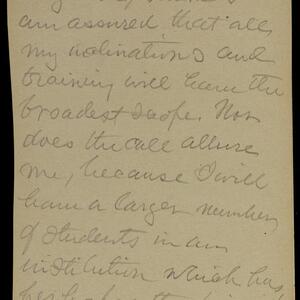 a page of handwritten text