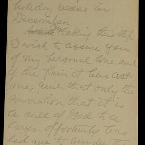 a page of handwritten text