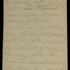 a page of handwritten text