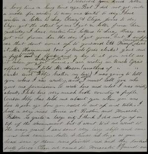 a page of handwritten text