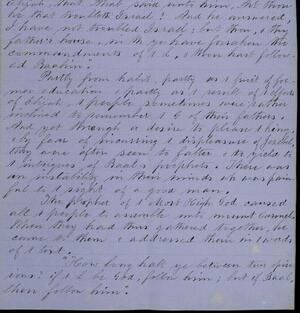 a page of handwritten text