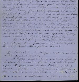 a page of handwritten text