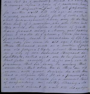 a page of handwritten text