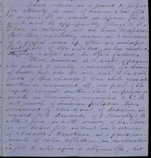 a page of handwritten text