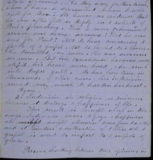 a page of handwritten text