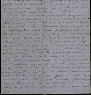 a page of handwritten text