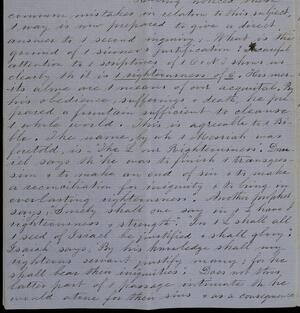 a page of handwritten text