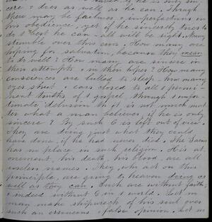 a page of handwritten text