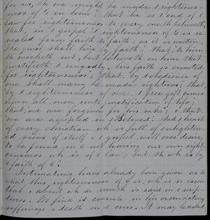 a page of handwritten text