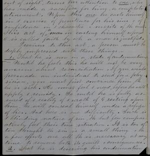 a page of handwritten text