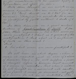 a page of handwritten text