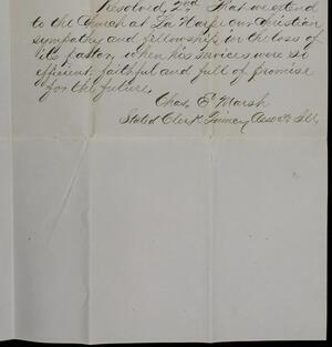 a page of handwritten text