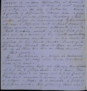 a page of handwritten text