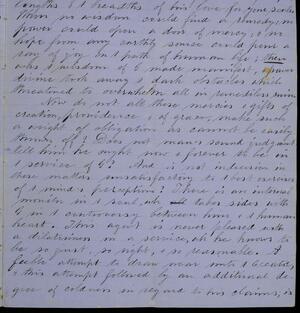 a page of handwritten text