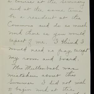 a page of handwritten text