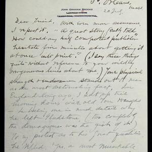 a page of handwritten text