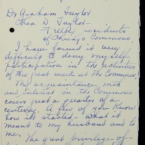 a page of handwritten text