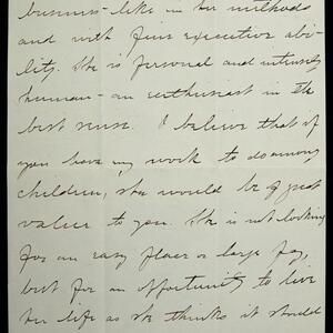a page of handwritten text