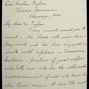 a page of handwritten text