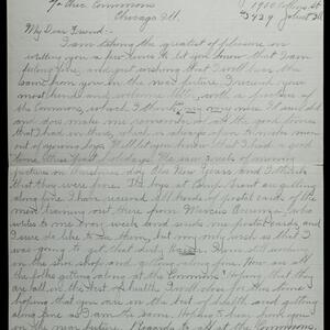 a page of handwritten text