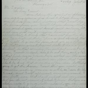 a page of handwritten text