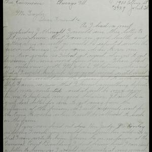a page of handwritten text