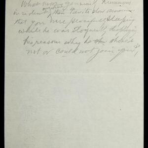 a page of handwritten text