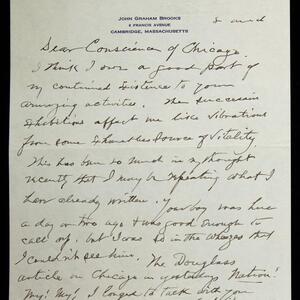 a page of handwritten text