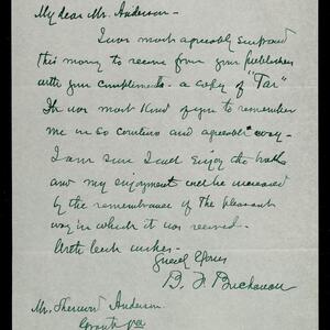 a page of handwritten text