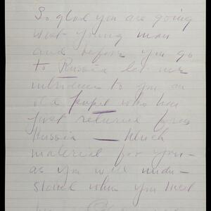 a page of handwritten text