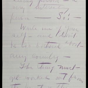 a page of handwritten text