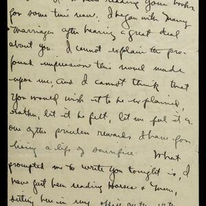 a page of handwritten text