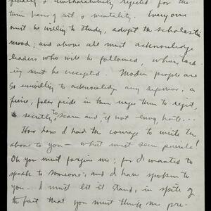a page of handwritten text