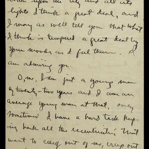 a page of handwritten text