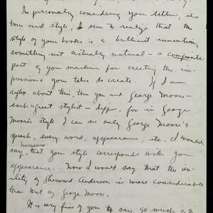 a page of handwritten text