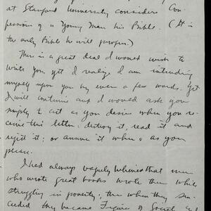 a page of handwritten text
