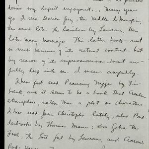 a page of handwritten text