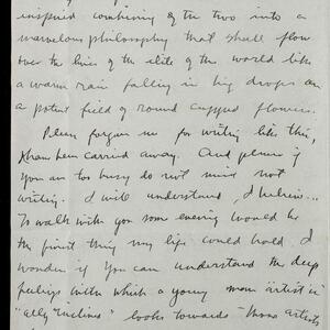 a page of handwritten text