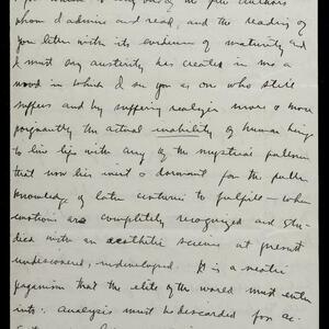 a page of handwritten text
