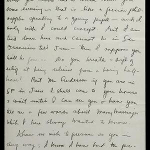 a page of handwritten text