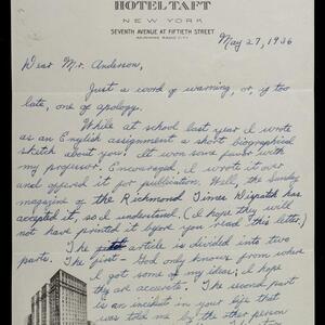 a page of handwritten text