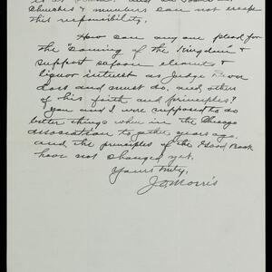 a page of handwritten text