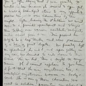 a page of handwritten text