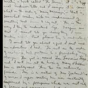 a page of handwritten text
