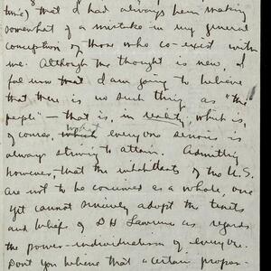 a page of handwritten text