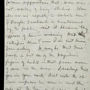 a page of handwritten text