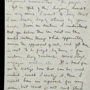 a page of handwritten text