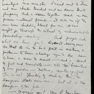 a page of handwritten text