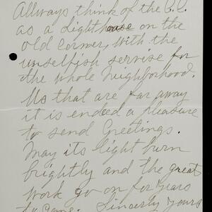 a page of handwritten text